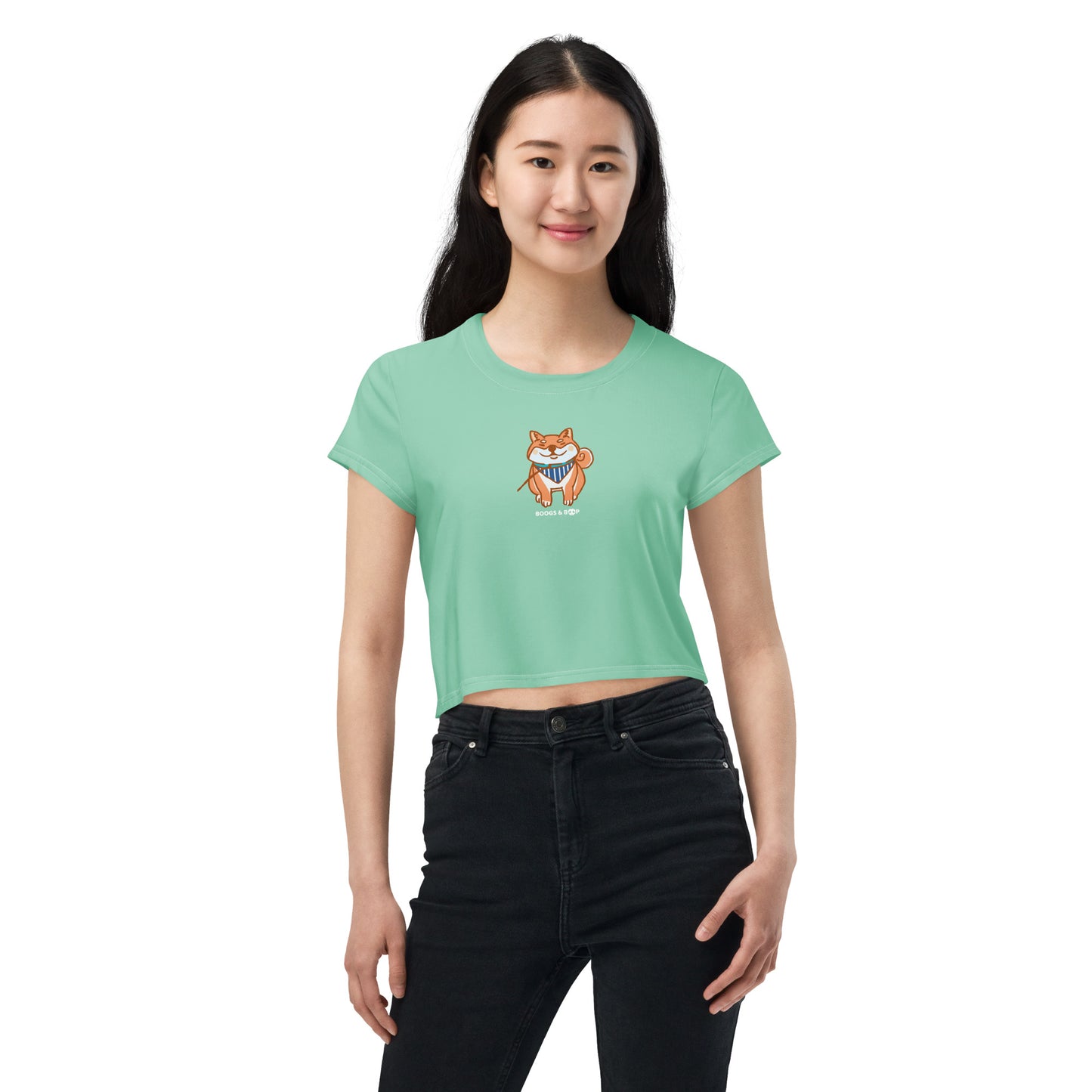 Beloved Breeds Shiba Inu Mom Crop Top