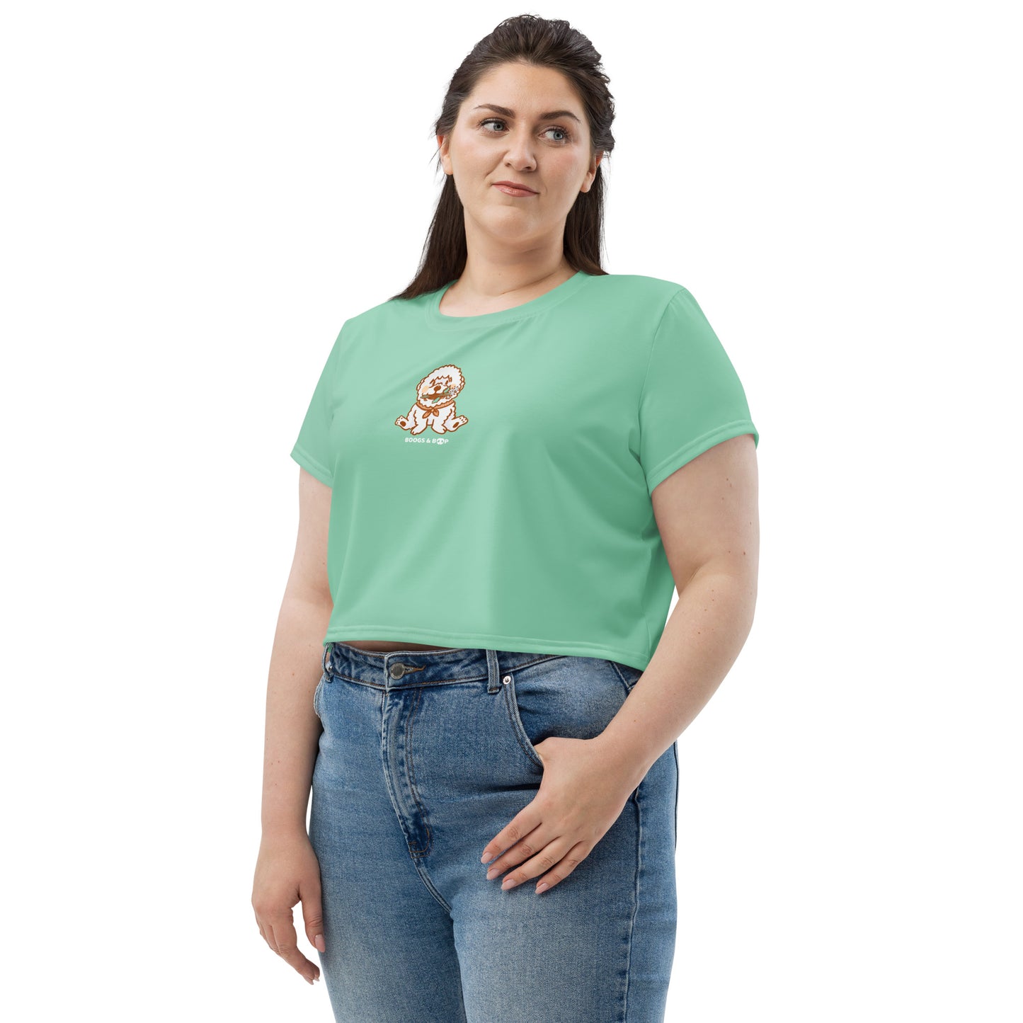 Beloved Breeds Bichon Mom Crop Top