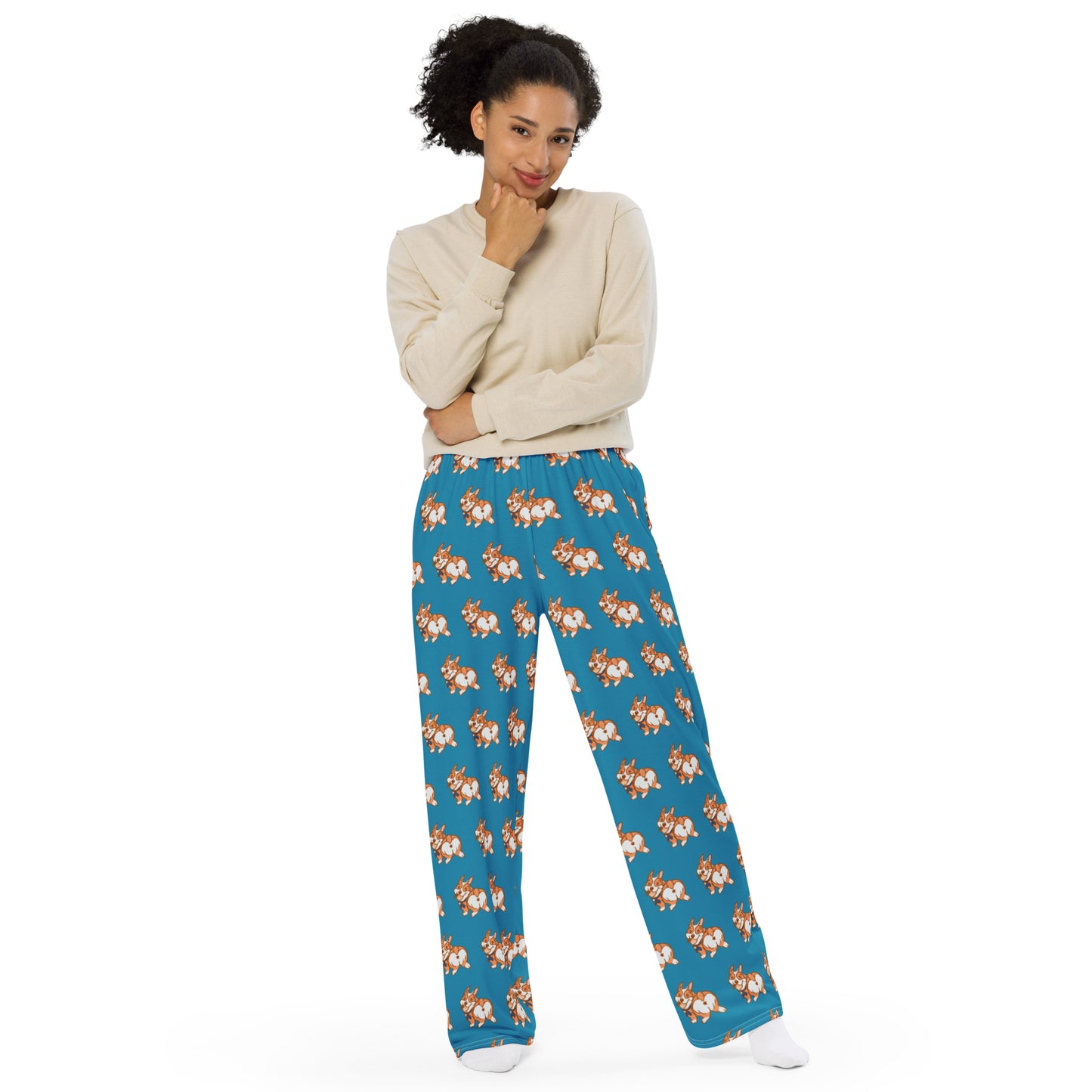 Beloved Breeds Corgi Unisex Pajama Pants