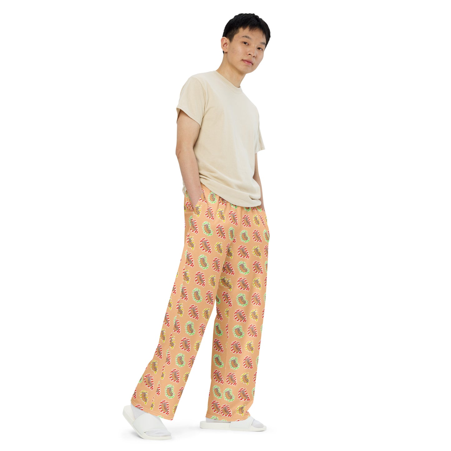 Hot Dog Lover Unisex Pajama Pants - Boogs & Boop