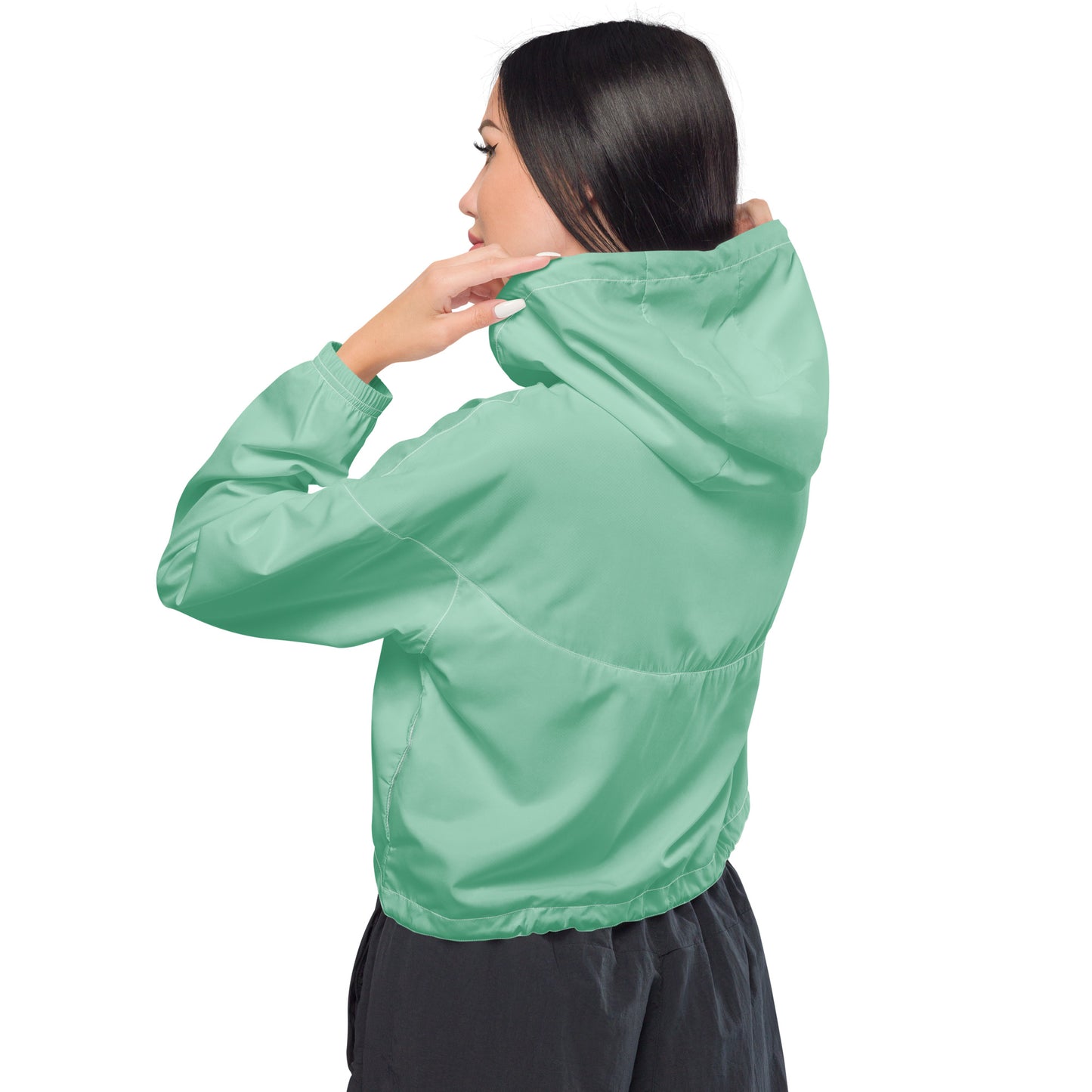 Beloved Breeds Frenchie Mom Cropped Windbreaker Raincoat