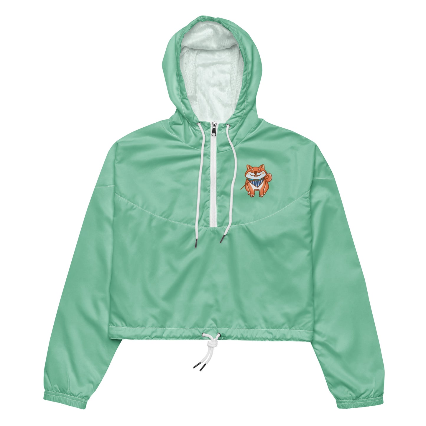 Beloved Breeds Shiba Inu Mom Cropped Windbreaker Raincoat