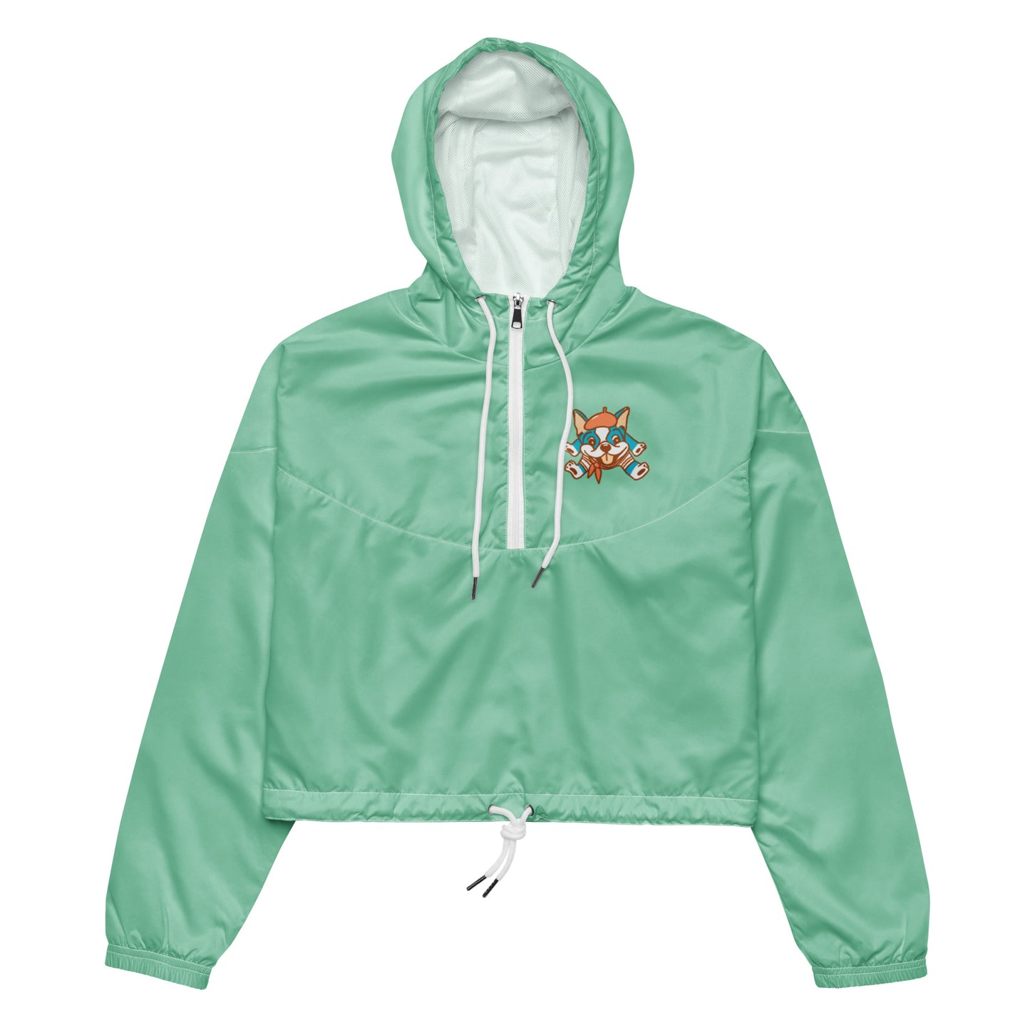 Beloved Breeds Frenchie Mom Cropped Windbreaker Raincoat