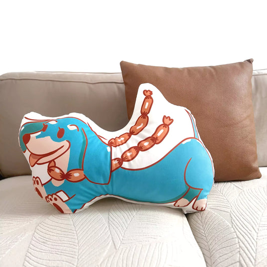 Shop Dachshund Sausage Dog Pillow - Beloved Breeds Sausage Dog by Boogs & boop.