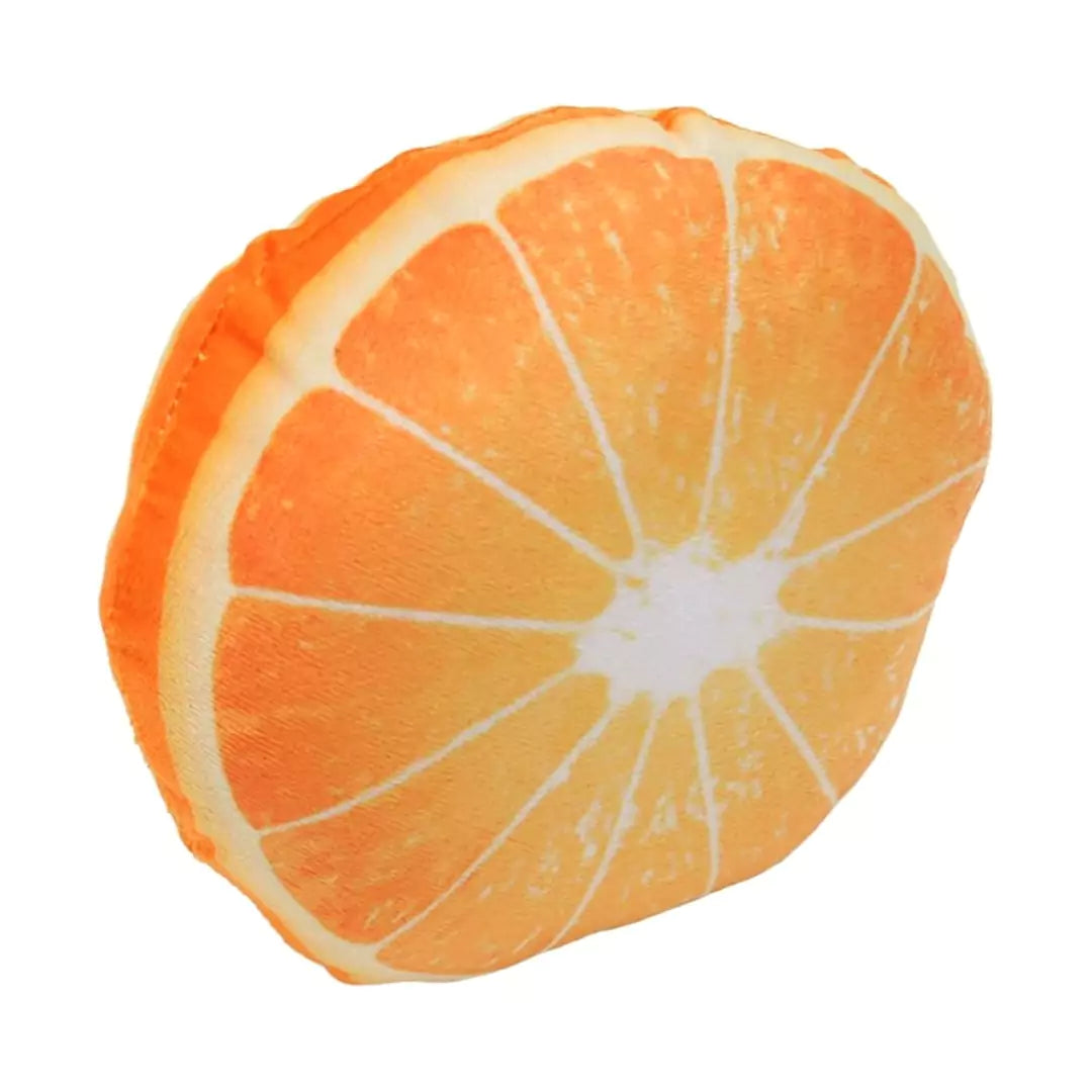 Shop Orange Fruit Plush Dog Toy by Boogs & Boop.