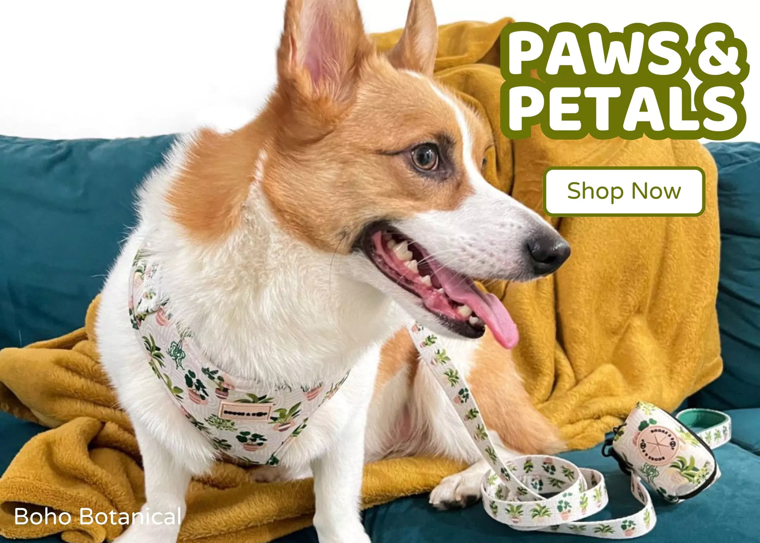 Shop Plant Lover Dog Accessories by Boogs & Boop.