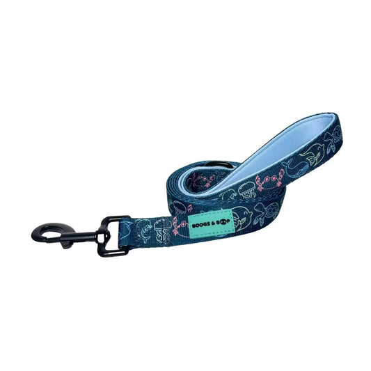 Shop Under the Sea Dog Leash with Dolphins, Turtles, Sharks, and More by Boogs & Boop.