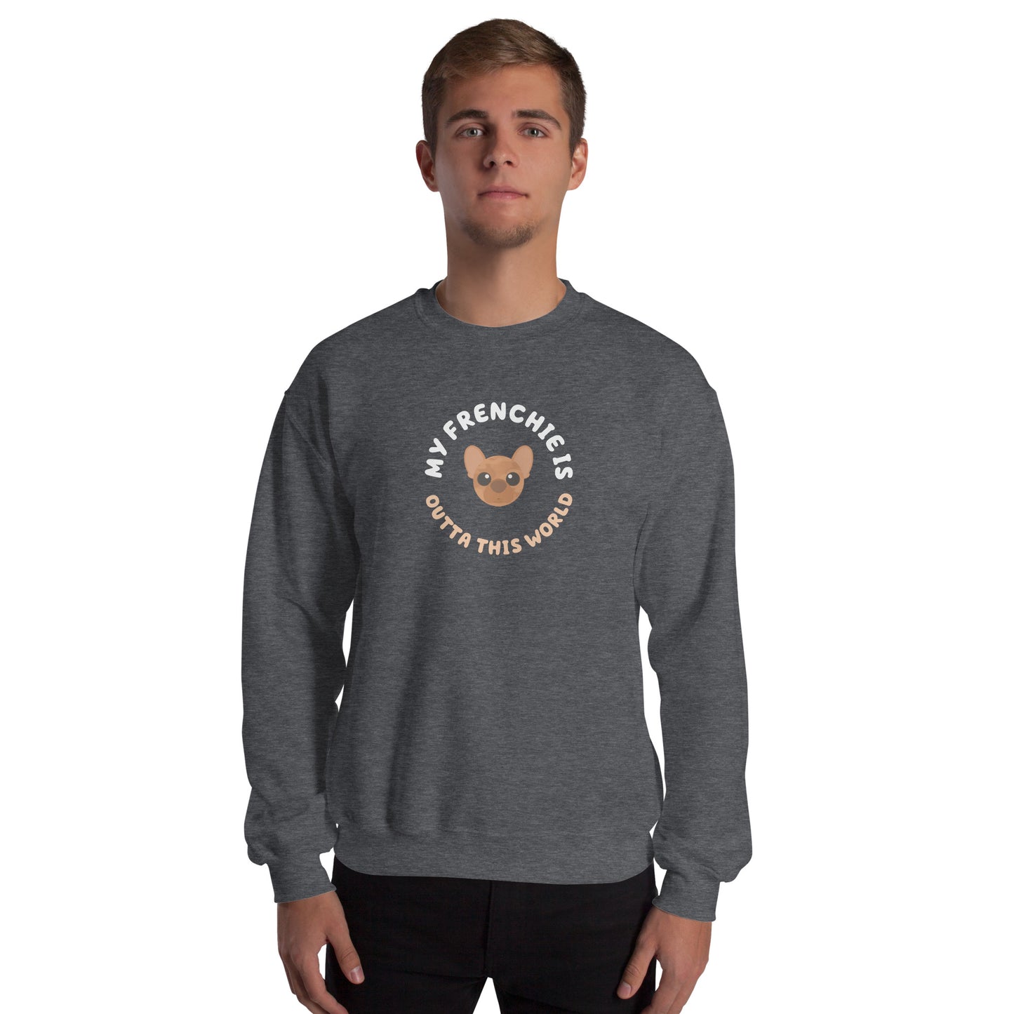 Astro-Mutts Outta This World Unisex Sweatshirt - Frenchie - Boogs & Boop
