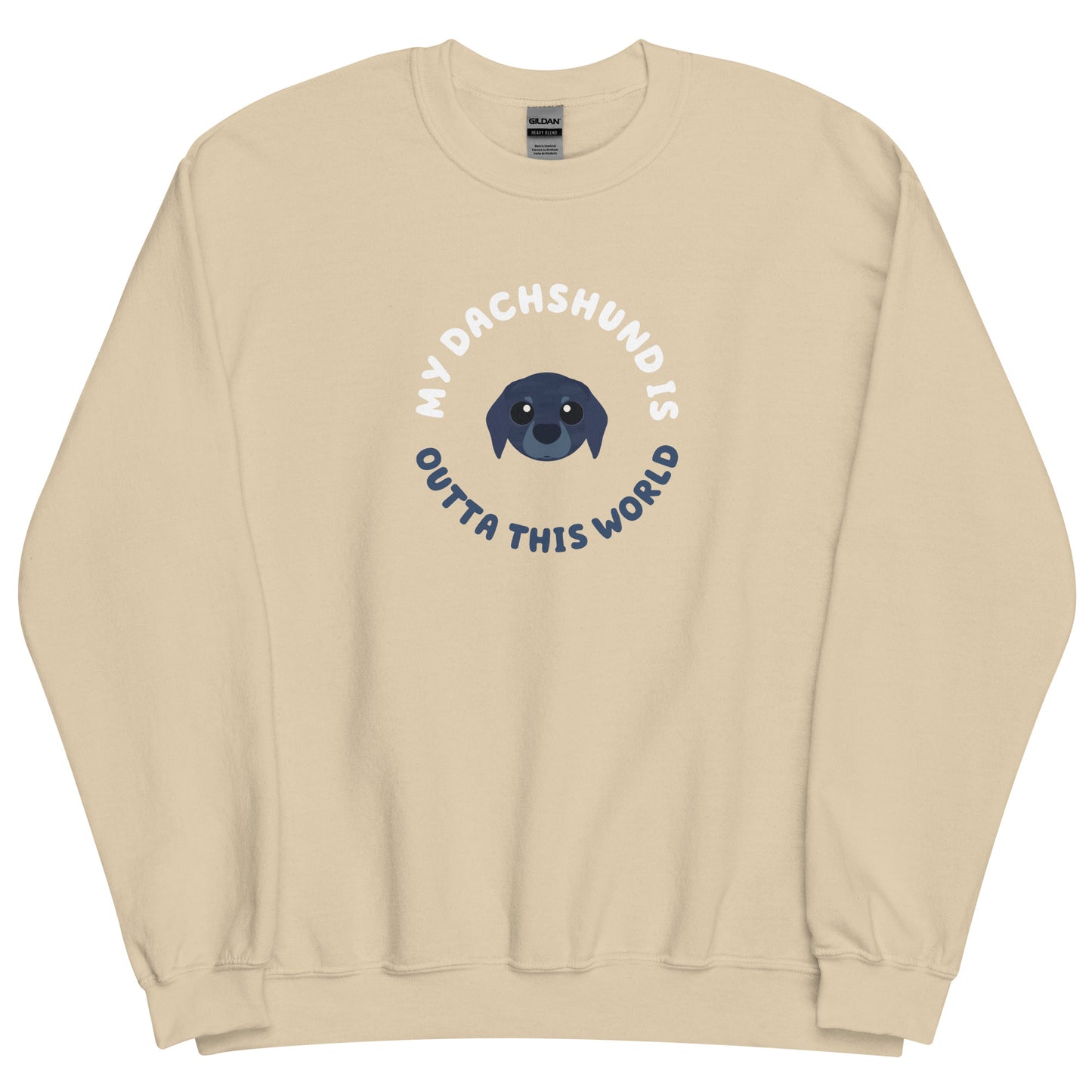 Astro-Mutts Outta This World Unisex Sweatshirt - Dachshund - Boogs & Boop
