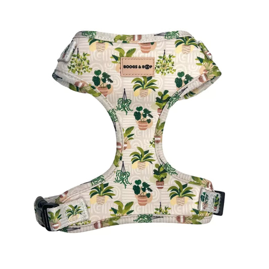 Shop Adjustable Boho Botanical Plant Neoprene Dog Harness by Boogs & Boop.