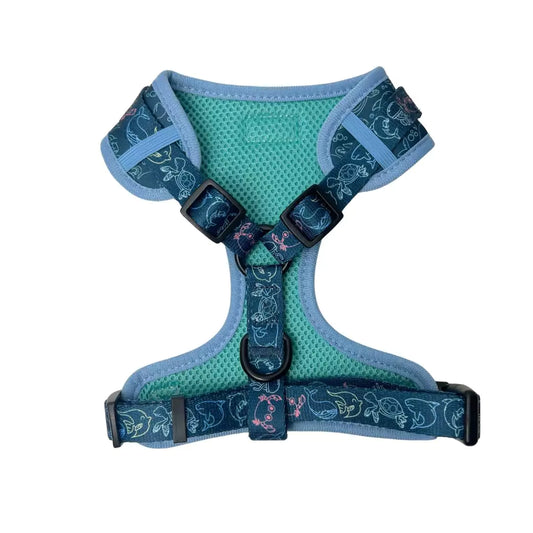 Shop Adjustable Under the Sea Sealife Dog Harness by Boogs & Boop.