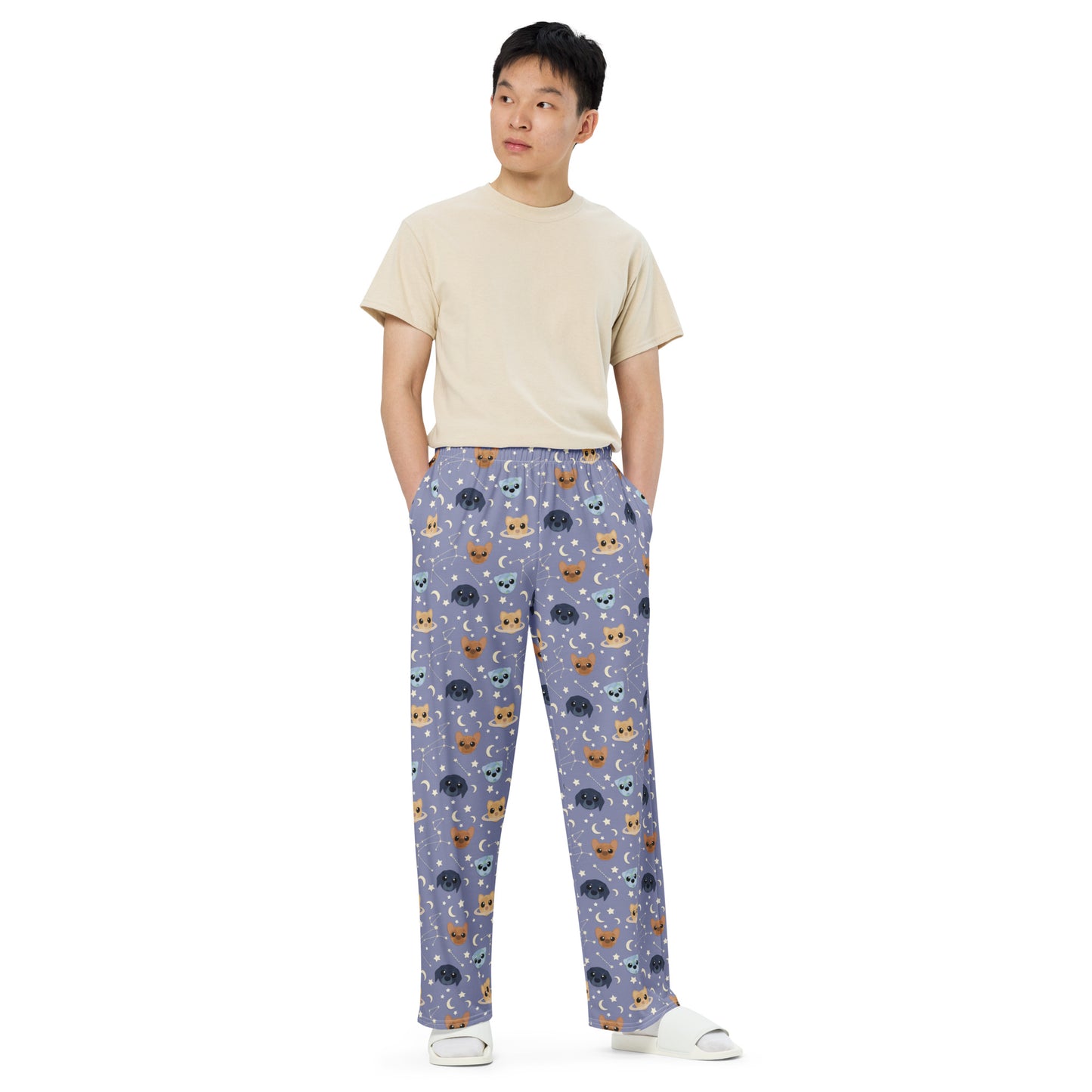 Astro-Mutt Unisex Pajama Pants - Boogs & Boop