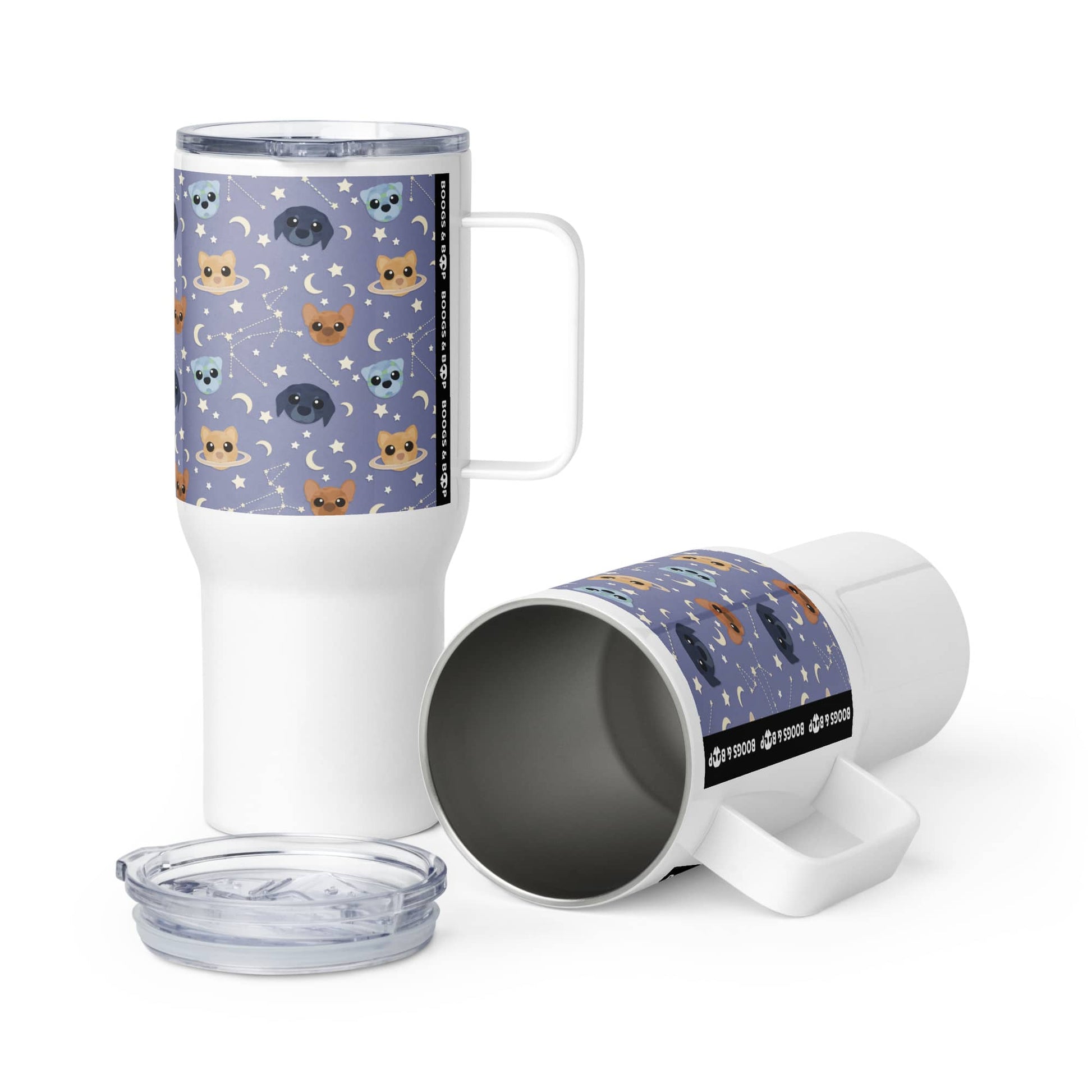 Shop Astro-Mutts Travel Mug by Boogs & Boop.