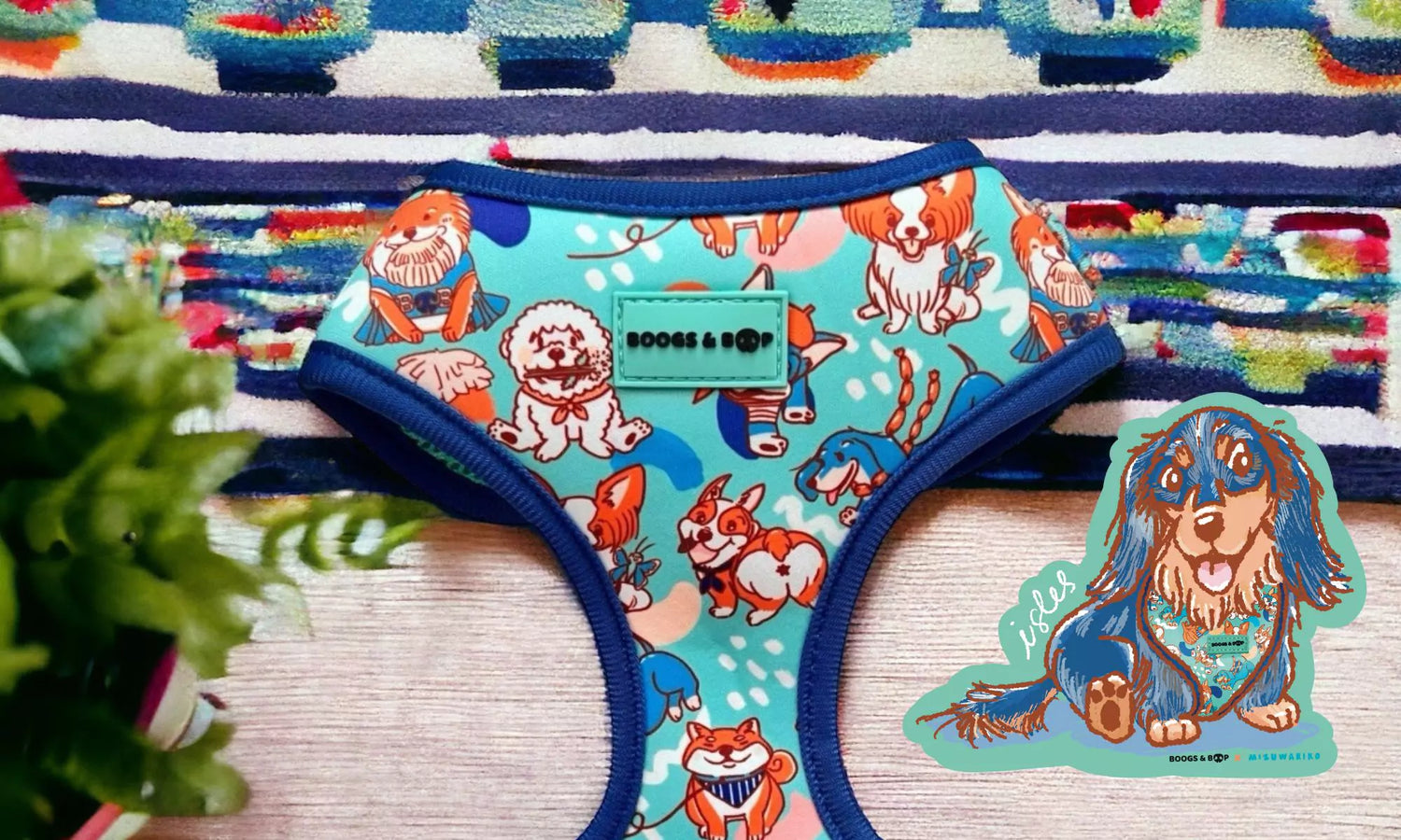 Sign up for early access to shop the Beloved Breeds dog accessories collection by Boogs & Boop x Mizuwariko.