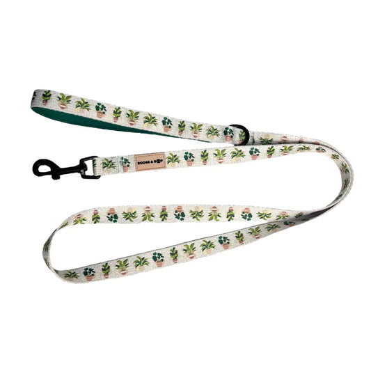 Shop Boho Botanical Plant Dog Leash by Boogs & Boop.