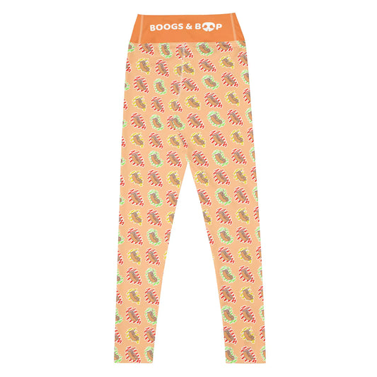 Shop Hot Dog Lover Dachshund Workout Leggings by Boogs & Boop.