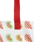 Shop Hot Dog Lover Tote Bag with red straps by Boogs & Boop.