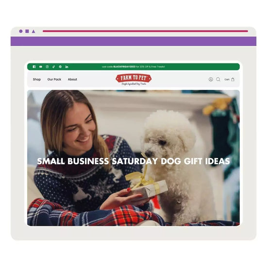 Read Farm to Pet Blog: Small Business Saturday Dog Gift Ideas Featuring Boogs & Boop.