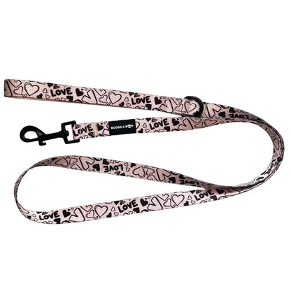 Shop Signature Print Fabric Dog Leash by Boogs & Boop.