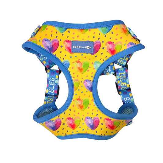 Shop Personalized Step-in I Heart You Dog Harness by Boogs & Boop.