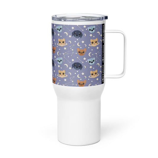 Astro-Mutts Travel Mug (25 oz) - Boogs & Boop
