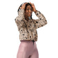Shop Signature Print Crop Raincoat with Hood by Boogs & Boop