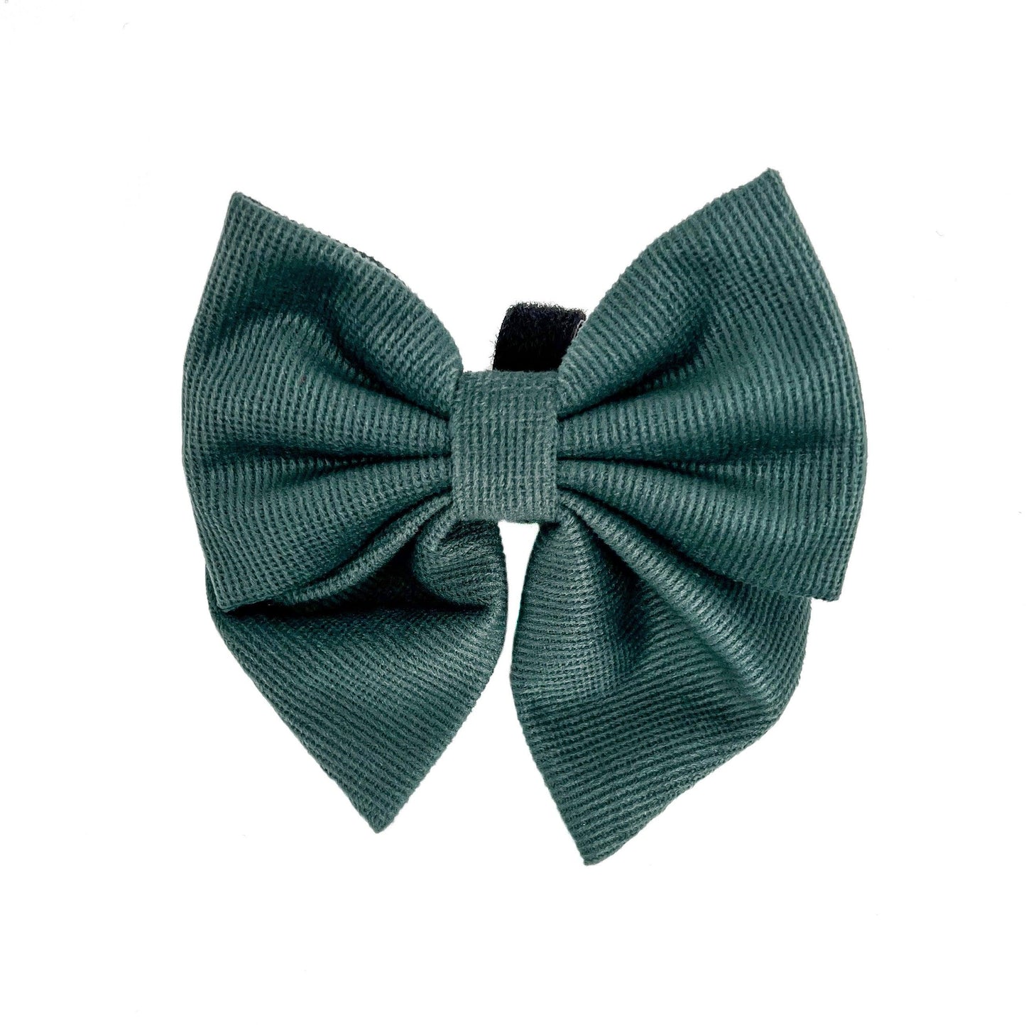 Shop Thick, Durable, and Easy-attach Corduroy Sailor Bow Tie Moss by Boogs & Boop