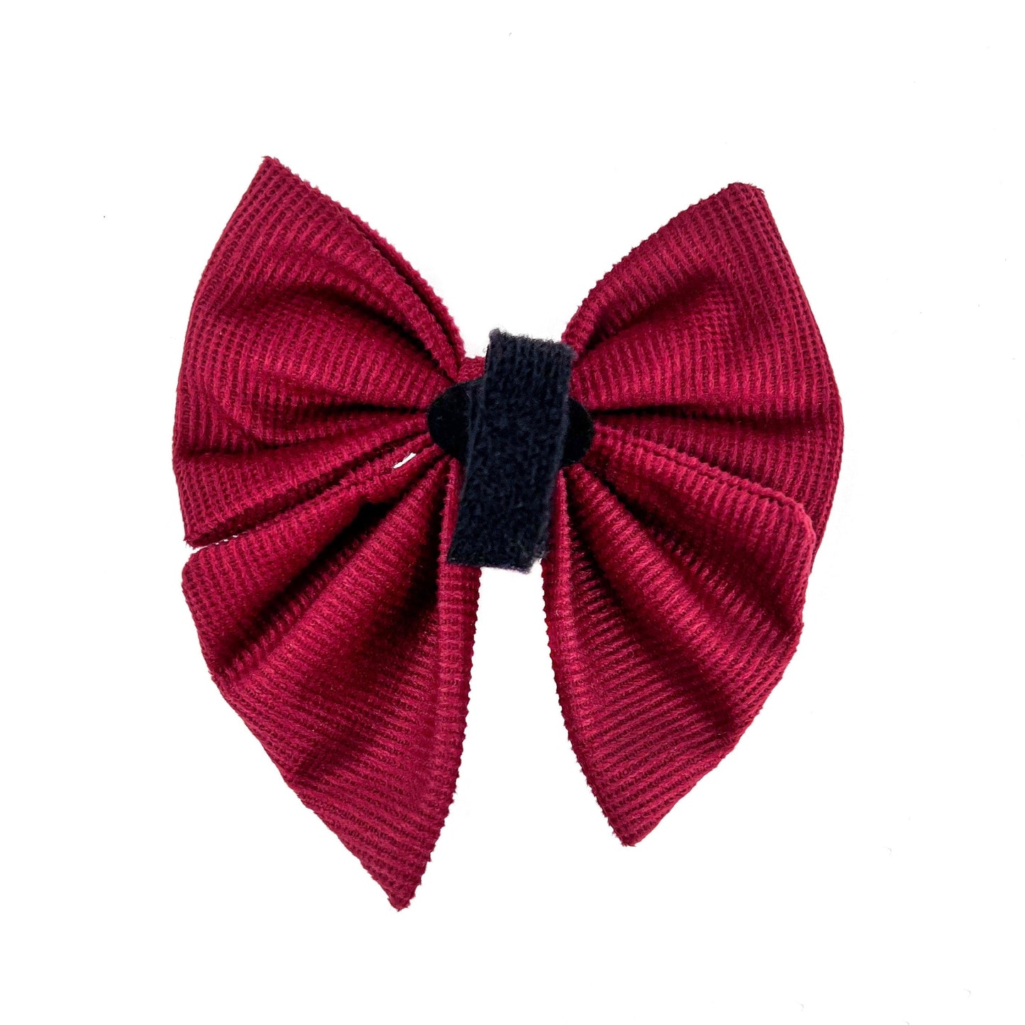 Shop Easy-attach, Thick, Durable, and Adjustable Corduroy Sailor Bow Tie Berry by Boogs & Boop