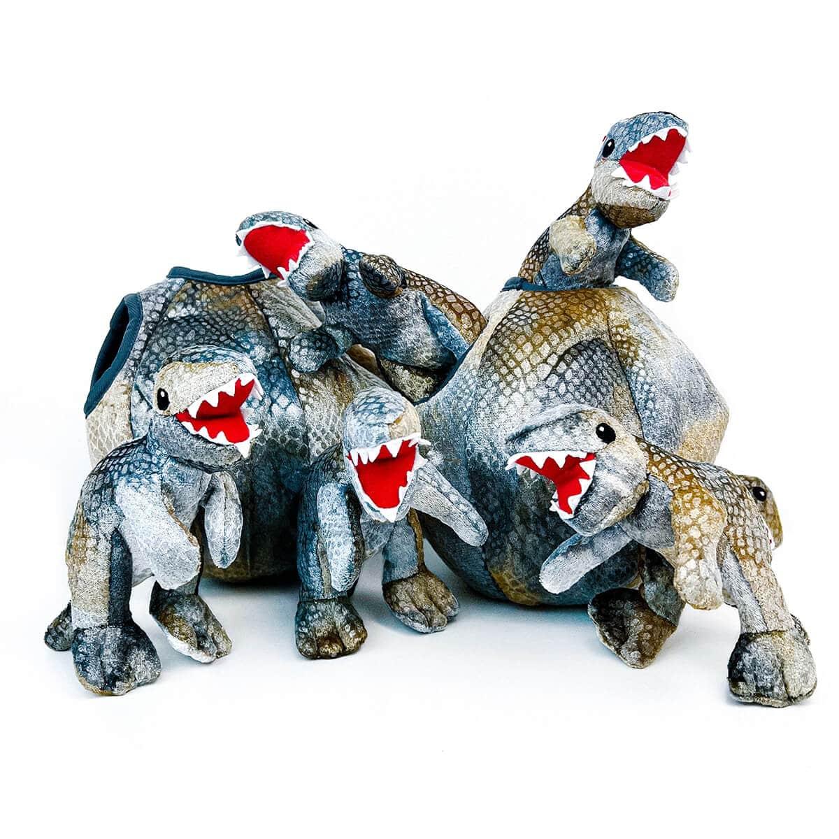 Shop 4-in-1 Interactive Dinosaur Burrow Dog Toy by Boogs & Boop