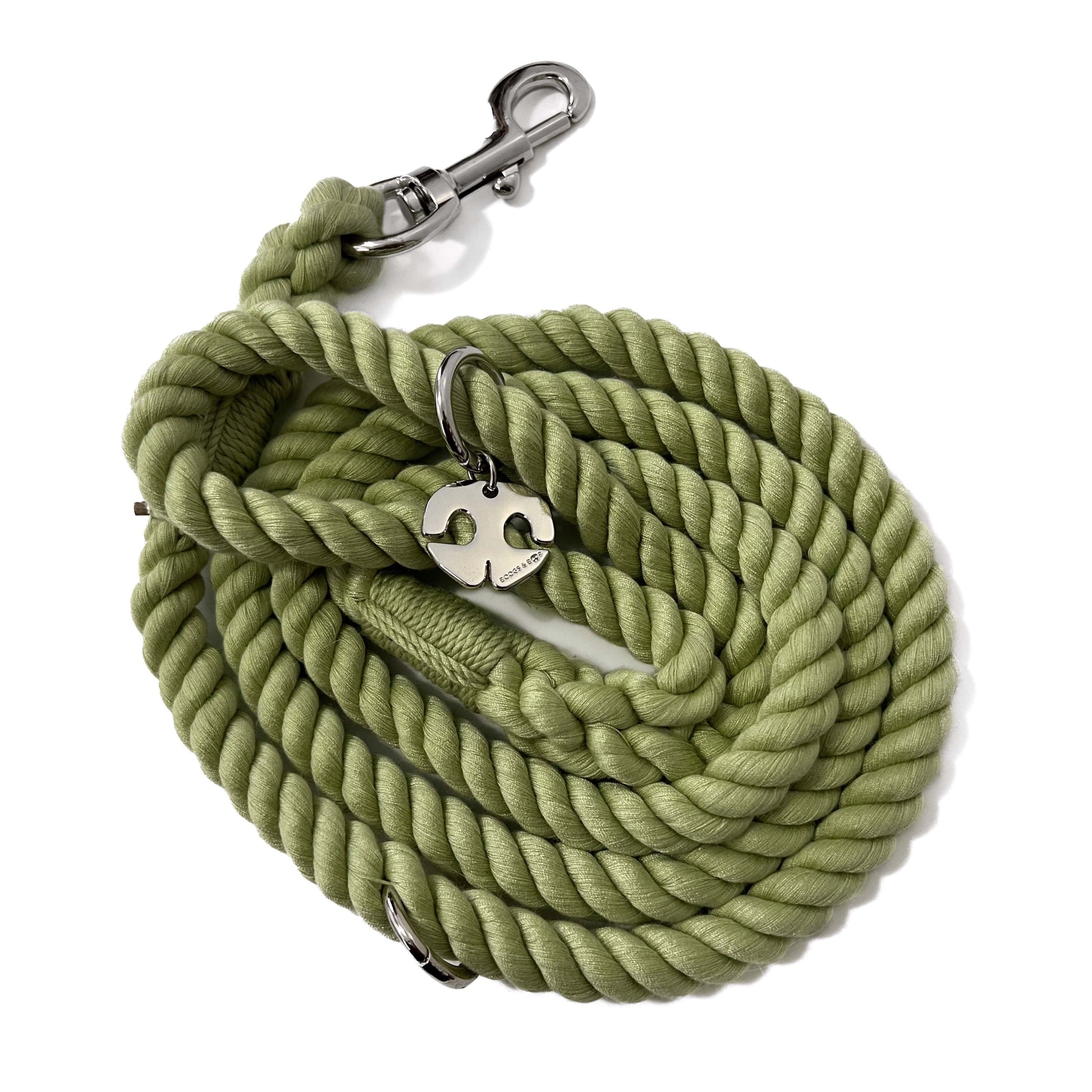 Shop Rope Leash - Sage Green by Boogs & Boop.