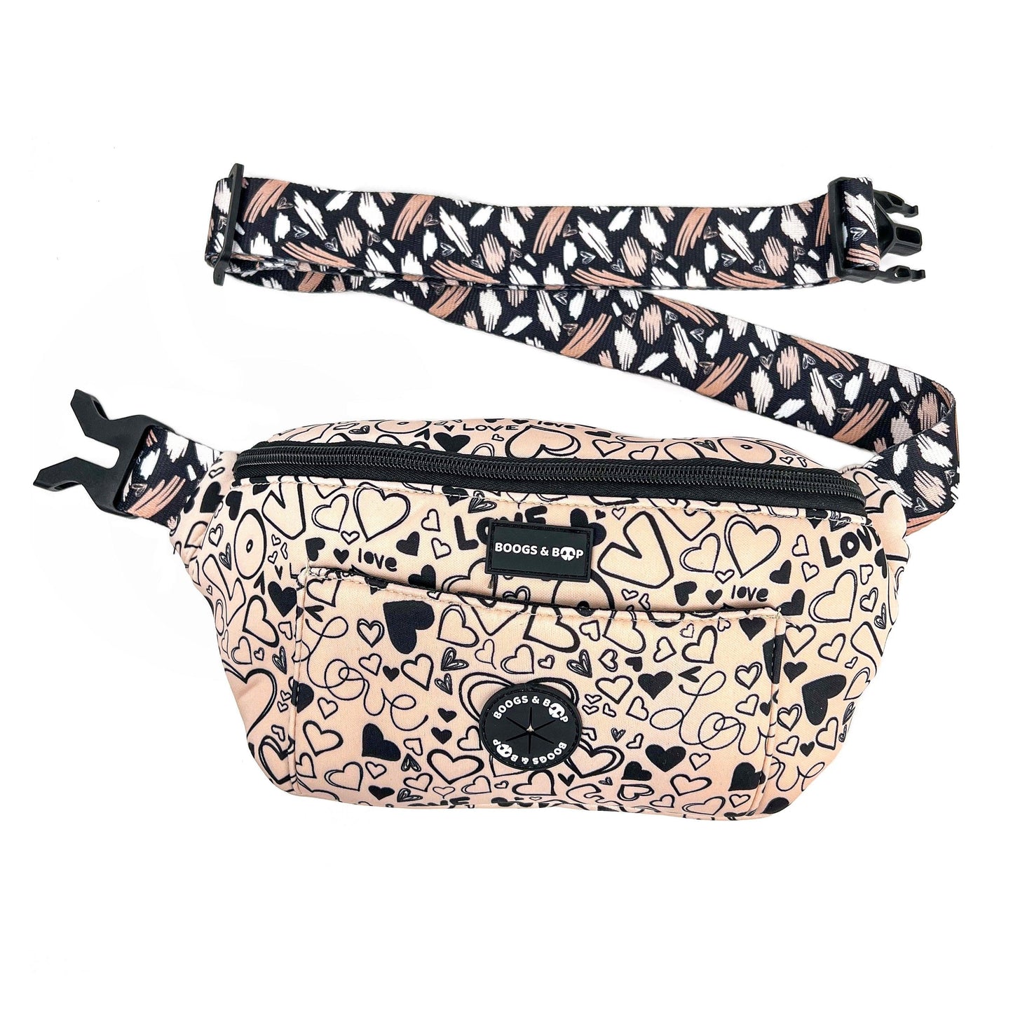 Shop Neutral Print Signature Hip Fanny Pack by Boogs & Boop