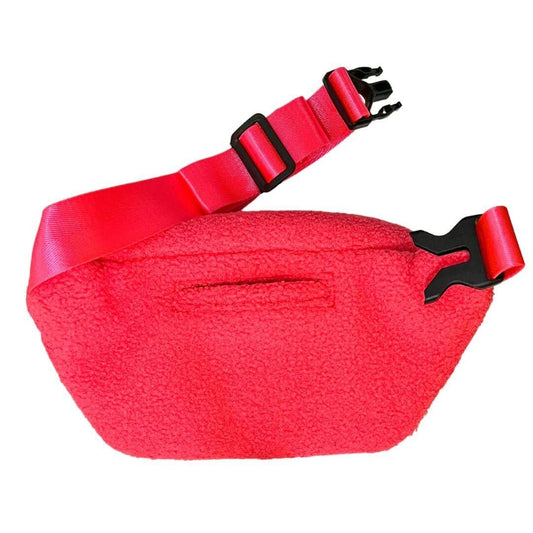Shop Teddy Fanny Pack - Fluorescent Pink by Boogs & Boop