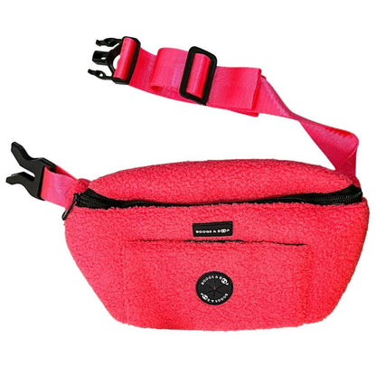 Shop Teddy Hip Fanny Pack - Fluorescent Pink by Boogs & Boop